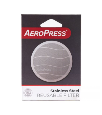 Aeropress ocelový filter