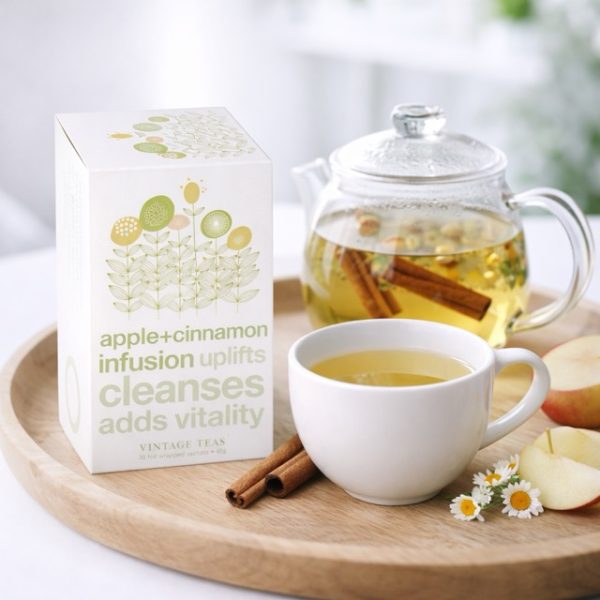 Vintage Teas Ceai cu măr și scorțișoară, 30 plicuri - imagine 2