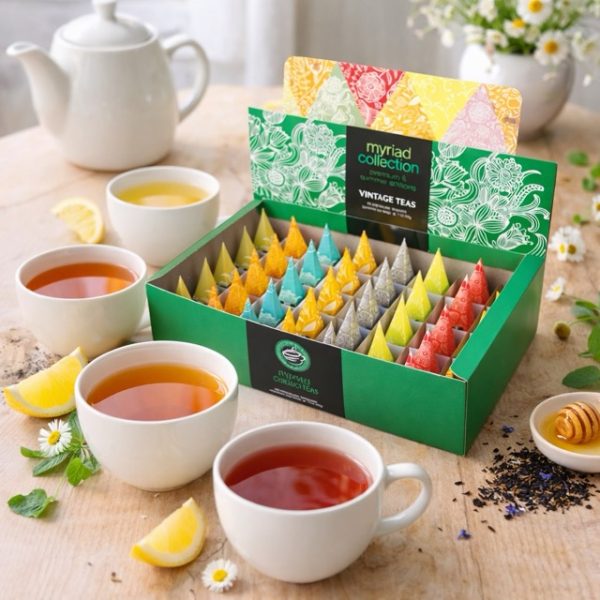 Vintage Teas komplet 8 vrst čaja, 40 piramidnih vrečk - slika 2