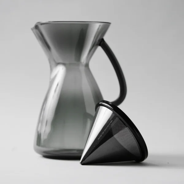 Able Coffee Kone oceľový filter na Chemex – Obrázok 5